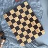 Rubberwood Checkerboard Kitchen Cutting Board
