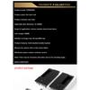 New Style Handleless Flat Lock Modern Bedroom Magnetic Recessed Door Handle Silent Push And Pull Invisible Sliding Door Lock