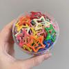 Y2K Dopamine Color Pentagram Small Hair Clip for Women & Kids - Cute Bangs & Side Hair Accessory