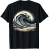 Ocean Wave Stylish Abstract Design T-Shirt