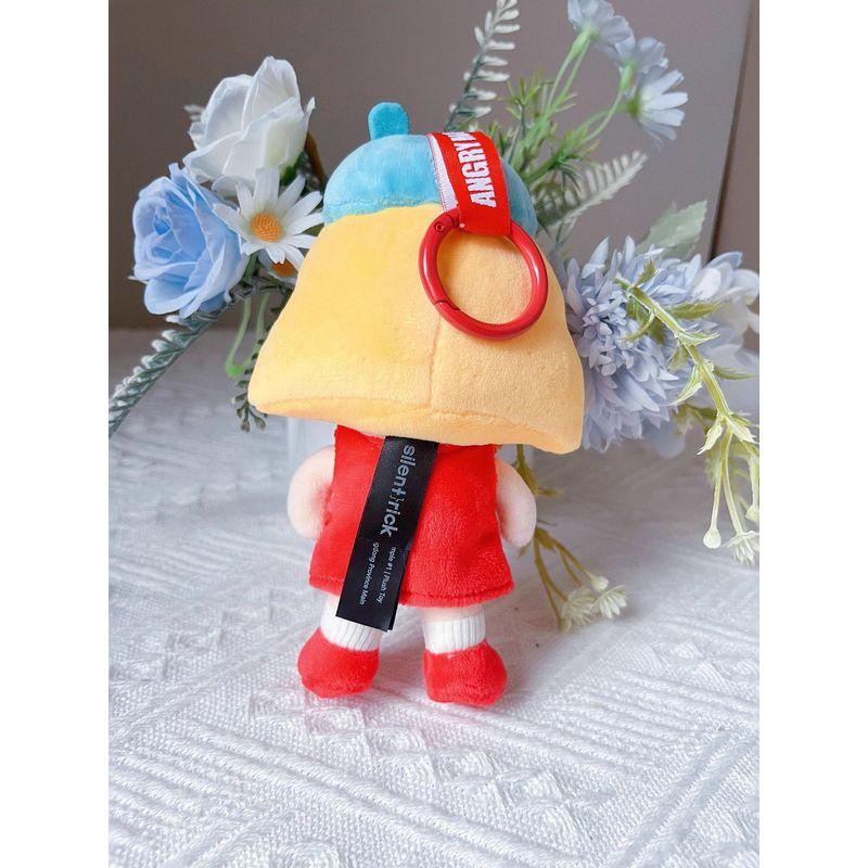 New Yellow-Haired Molly Car Seatbelt Protector Doll Plush Toy for Girls, Shoulder Pad, Car Hanging Decoration