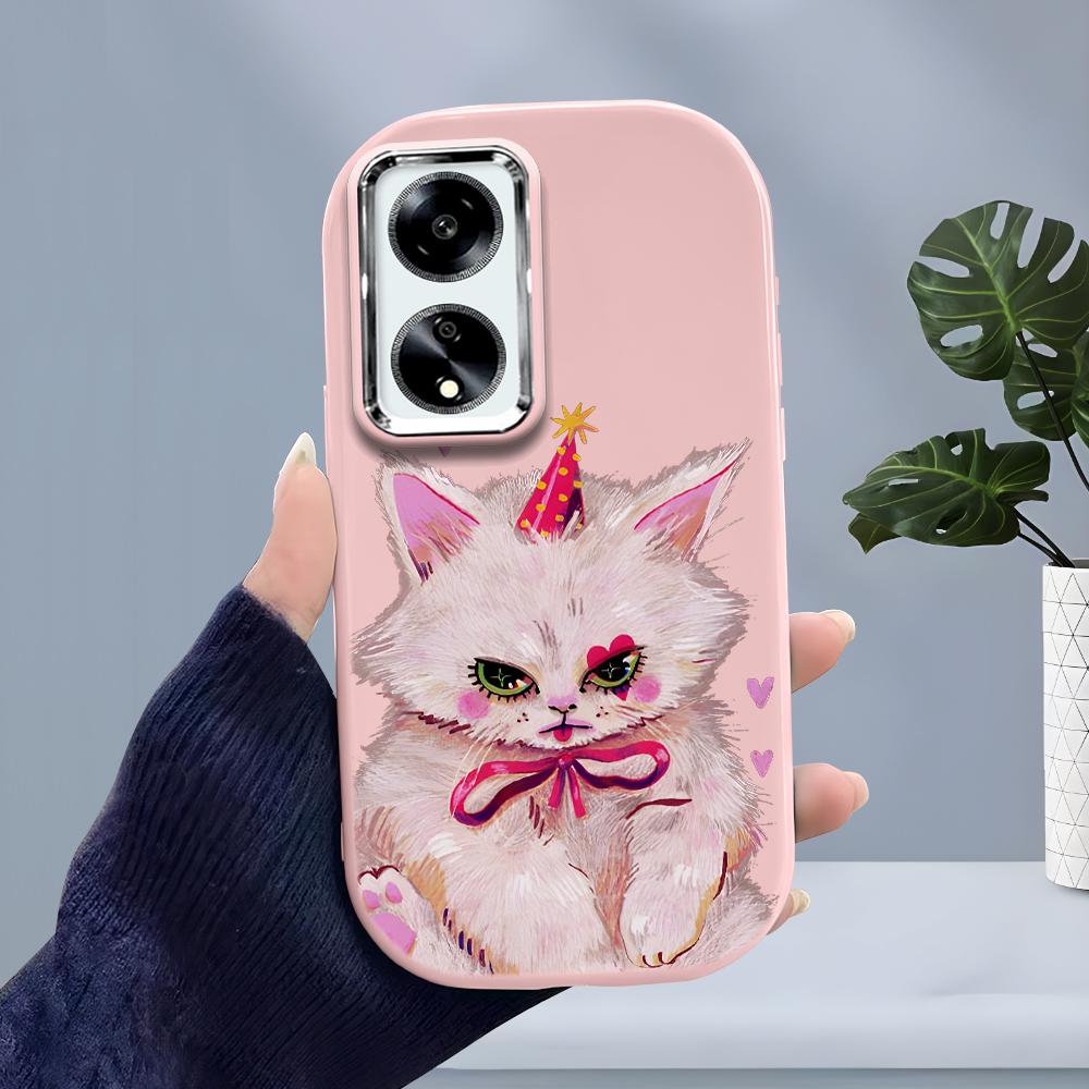 Jednobarevný stříbrný okraj čočky měkký tekutý silikon nárazuvzdorný obal na telefon pro iPhone Samsung Huawei Honor Xiaomi Redmi OPPO Realme Vivo Infinix Tecno