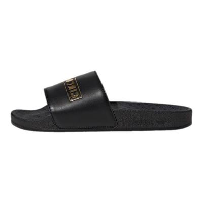 Circoloco x Adilette Slide Komunita a inkluzivita Unisex Tenisky Černá Core-Black Zlatá Metallic HQ3617