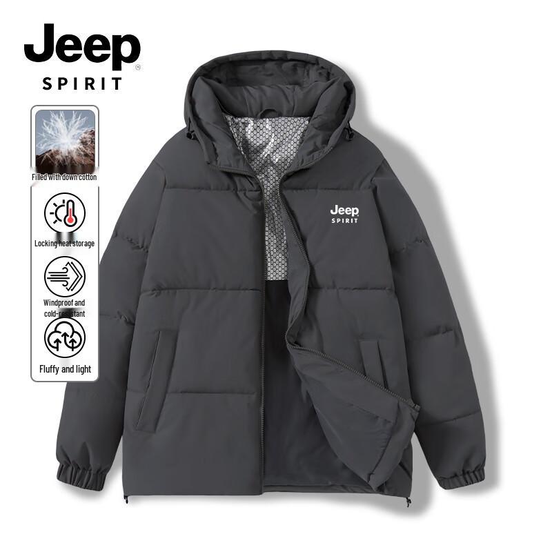 JEEP SPIRIT Men's Hooded Winter Padded Jacket