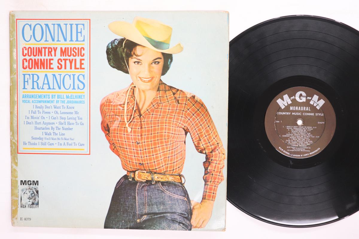 

LP Record CONNIE FRANCIS Country Music Connie Style E4079 MGM 1962 US Pop Used