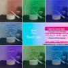 3D Night Light Message Board: Creative USB Bedside Lamp with Handwriting Tablet