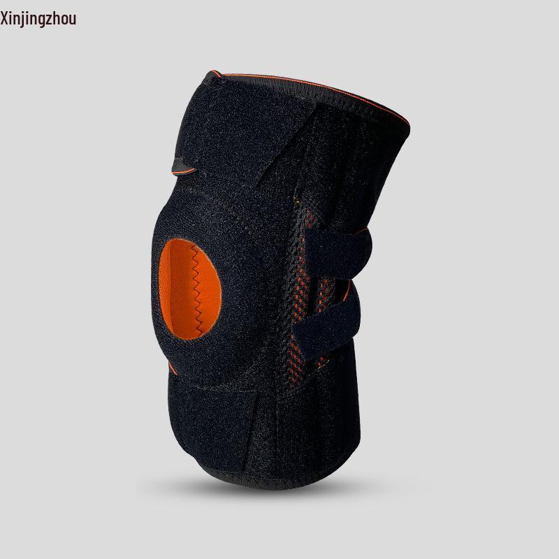 

Spring-Pressurized Mountain Climbing Knee Brace