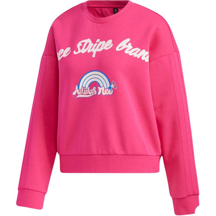 

Adidas Neo Casual Loose Pullover Sweatshirt Women sweatshirt Pink GP5872 L