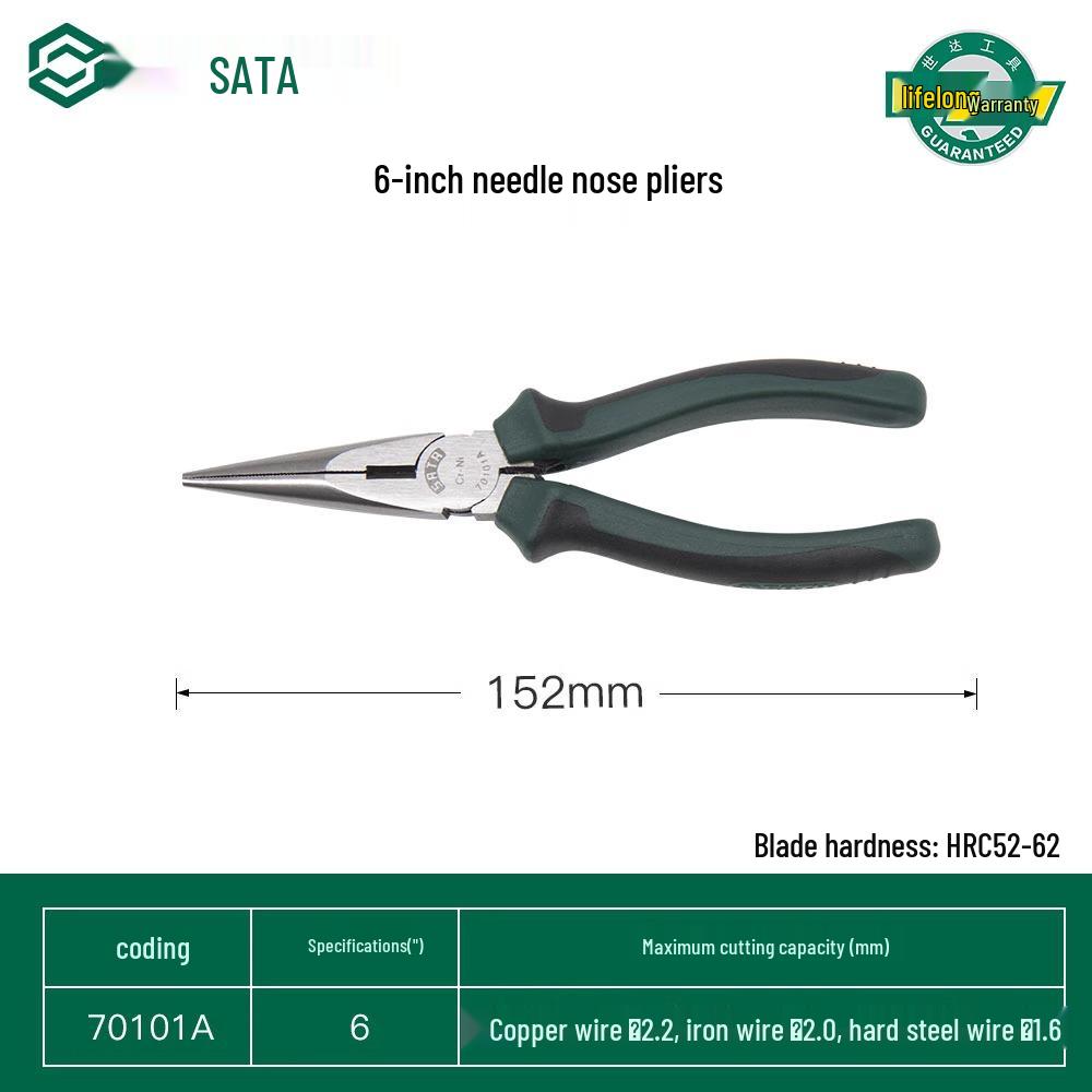 

Довгогубці SATA 8\ Німецький імпорт та 6\ Японська модель, Енергозберігаючі 70101A/70121A/72401B/72401