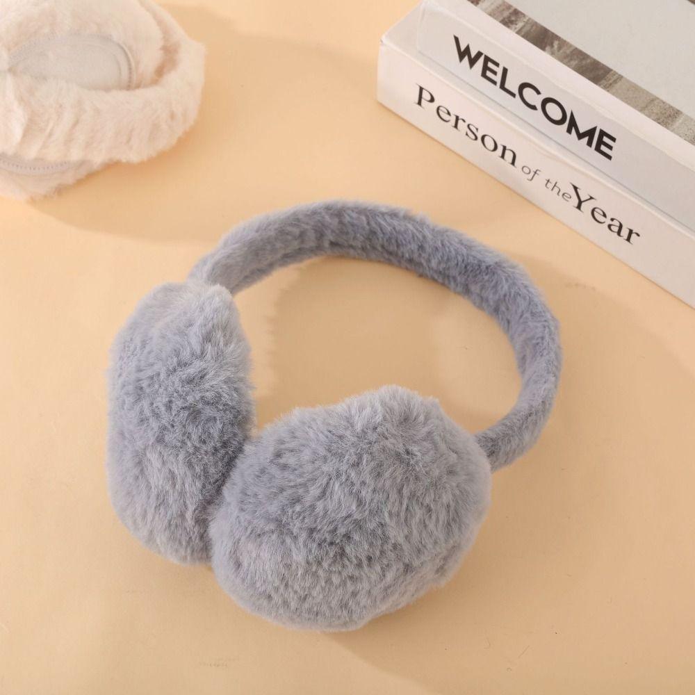 Ear Protection Ear Warmer Winter Warm Faux Fur Ear-Muffs Foldable Earmuffs  For Women Men Outdoor