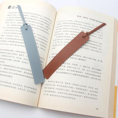 Long Page Holder Bookmark, Portable Book Mark with Rope, Faux Leather Strip Reading Marker for Home Office School, Gift for Book Lovers