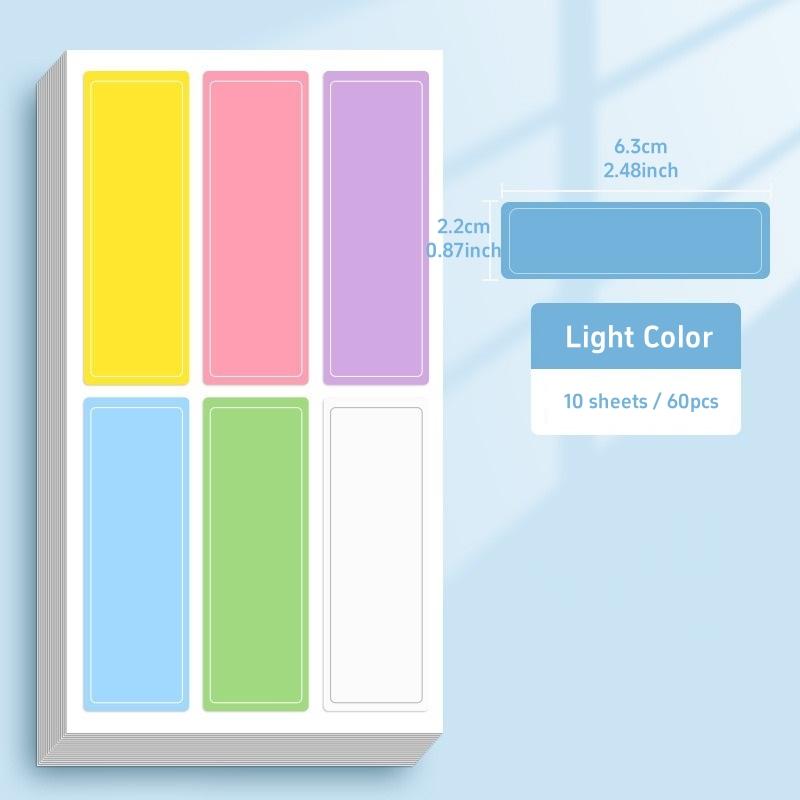 

160/60/40 шт. Многоцветные обычные наклейки, упаковка, водонепроницаемые, индексные файлы, этикетки, заметки, наклейки для домашнего офиса, школы, лаборатории