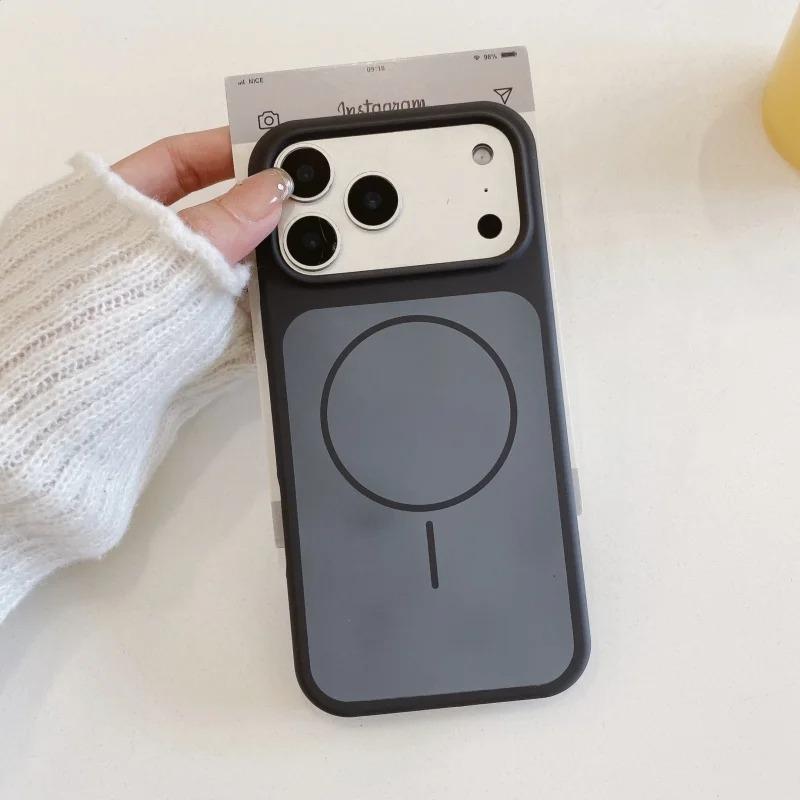 

Розкішний чохол-бампер з рідкого силікону кольору цукерки для iPhone 17 Pro Max 17Pro М які захисні чохли для iPhone17 Pro Max Магнітна кришка iPhone17 Pro