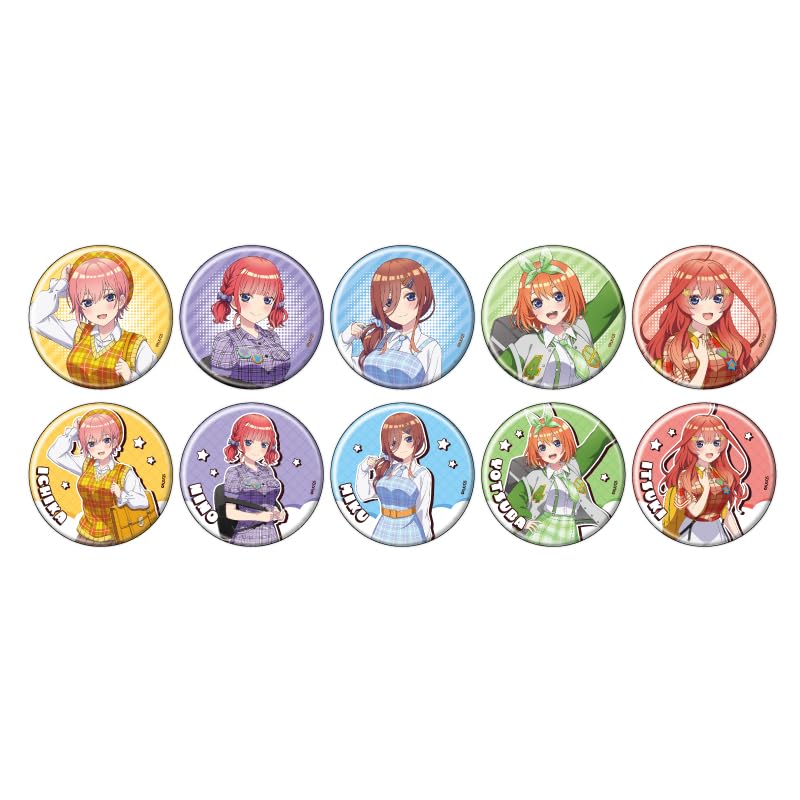 

The Quintessential Quintuplets 03 Американская поп-музыка Коробка из 10 значков вер.. [Оригинальная иллюстрация]