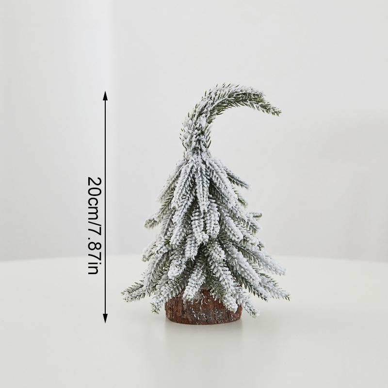 1 stk Mini Snødekt Juletre Fallende Snø Juletre Skrivebord PE Juletre PE Snødekt Julepynt