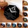 1PC Freemasonry Umbrella Portable Folding Umbrella Iron Frame Hole Bone Structure Outdoor Home Umbrella A6