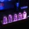 E-commerce Desktop Nixie Tube-Style Alarm Clock with Network Sync and Timer, Creative Design, No Assembly Required