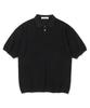 KNITTED Coolever Pk Short Sleeve Knit Tee Black