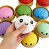 Realistic Giant Dumpling Squeeze Toy With Bamboo Steamer Soft Dumpling Squishies Decompression Fidget Toy Funny Creative Gift
