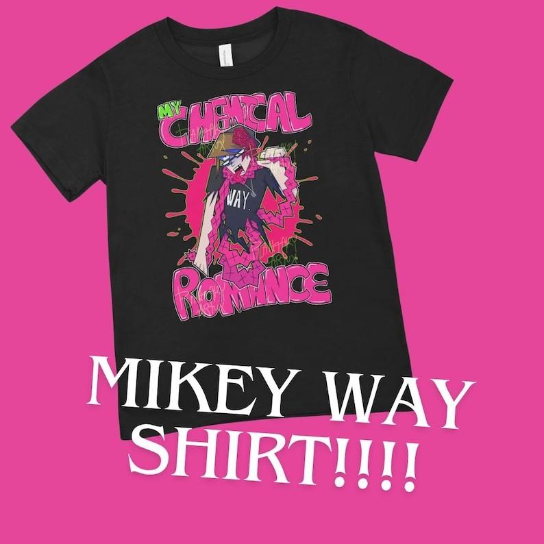 Mikey Way My Chemical Romance TShirt Crunkcore Unisex T-Shirt S
