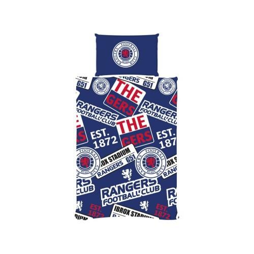 Rangers FC Patches Duvet Cover Set