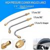 30° /90° /U-Shape Pressure Car Washer Angled Lance Extension Spray Wand Nozzle