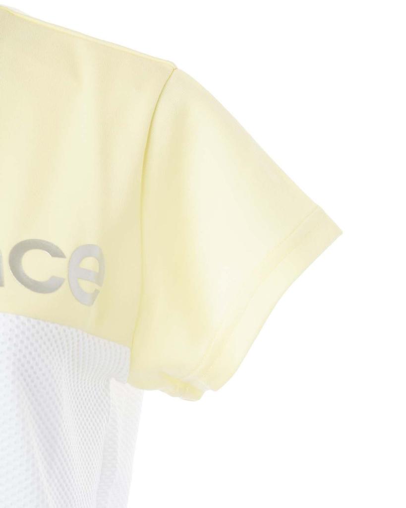 Golf Short Sleeve Mock Neck Shirt Quick X White 0 [New Balance] Women's (Moisture Absorbent, Drying, Stretchy) / 012-5166503 060_Yellow [S]