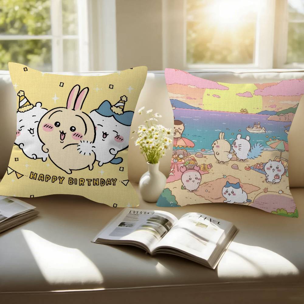 Anime Cute Japan Classic Cushion Cover Inches Farmhouse Decor Home Throw Pillow Covers for Couch Decorations