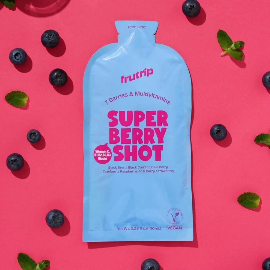 Frutrip Vegan Shot #Multivitamins Super Berry 100ml 3ea