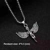 Titanium Steel Necklace Men's Trendy Brand Versatile Collarbone Chain Light Luxury Niche Design High-end Cuban Pendant Neck Chain Accessories