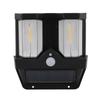 Outdoor Wall Lamp Square 2 Lamps Motion Sensing 3 Modes Solar Powered Waterproof Wall Mounted