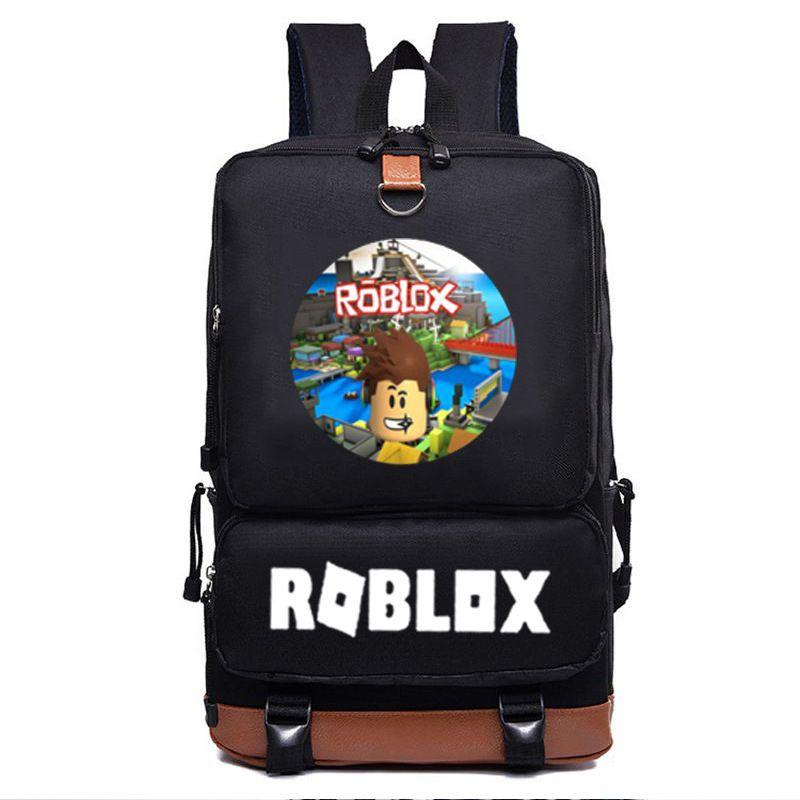 Stilvolle Roblox-Muster Kinder-Schultasche mit verstellbaren, gepolsterten Schultergurten