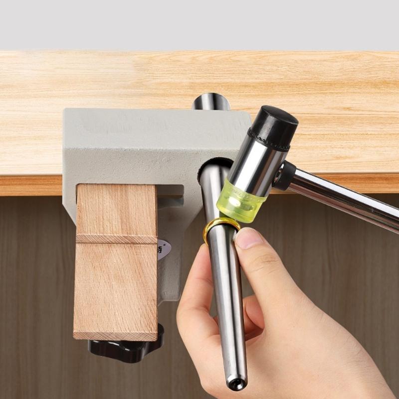 Multifunctional Wood Stainless Steel Jewelry Workbench Clamp Adjustable Holder Suitable for Adjustment and Repair