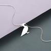 Kinitial Stainless Steel Duck Charm Necklaces Animal Jewelry Cute Bird Pendant Necklace For Women Girl Birthday Gift Wholesale