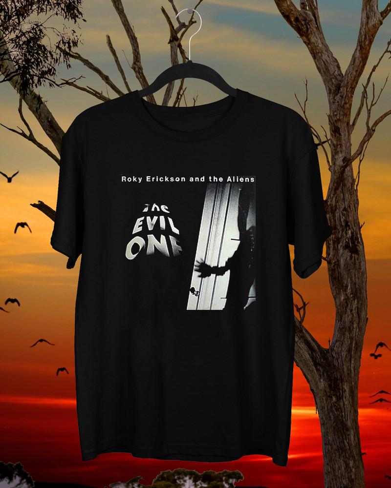 Inspired Roky Erickson The Evil One Black All Size Unisex Gift Shirt Unisex T-Shirt M