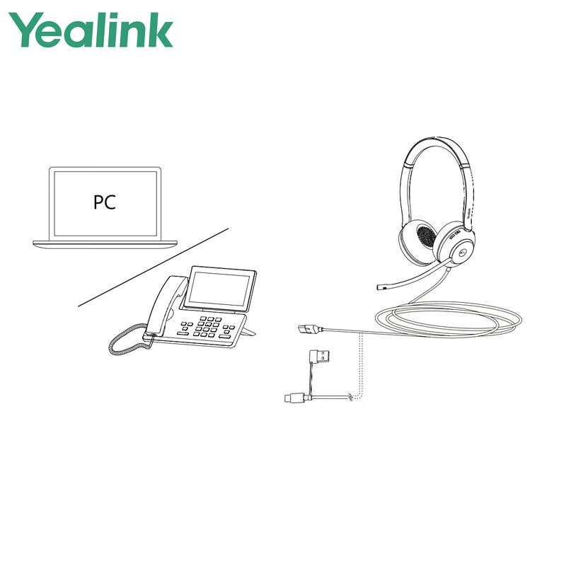 Yealink UH35 Mono USB-C/A Headset (CN version)
