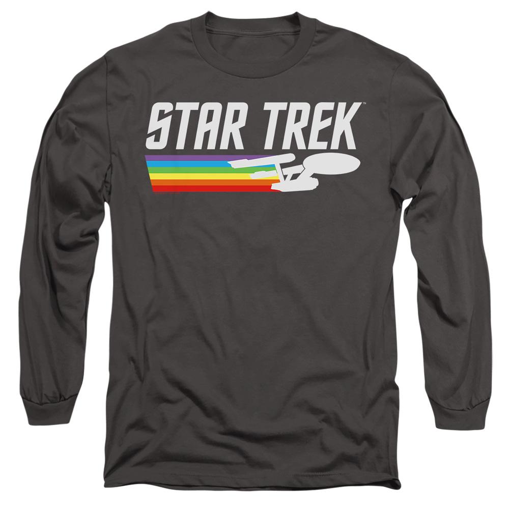 Star Trek Unisex Adult Rainbow Trail T-Shirt