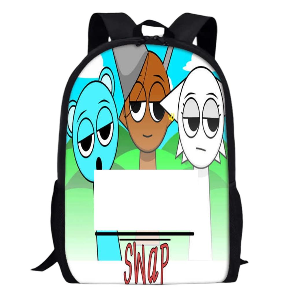 Large Capacity Backpack For Primary And Secondary School Students, Cartoon Shoulder Bag And Pencil Case For Children
