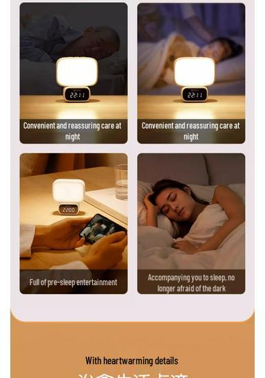 Rabbit Bedside Night Light with Remote - Baby Feeding & Eye Protection Lamp