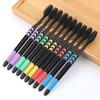 Small Moon Soft Bamboo Charcoal Toothbrush - Universal Family Pack for Adults, Men, and Women