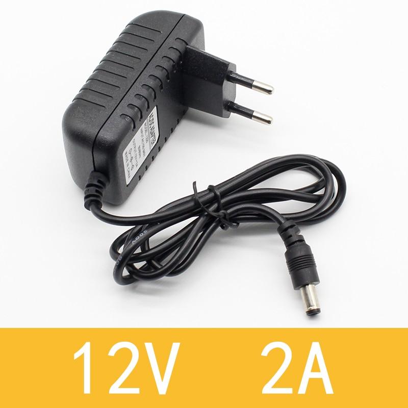 1pcs 100-240V AC To DC Power Adapter Power Charger Adapter 5V 12V 1A 2A 1.5A UK EU Plug 5.5mm X 2.1mm 5.5mm X 2.5mm / 5v3aDC Plug