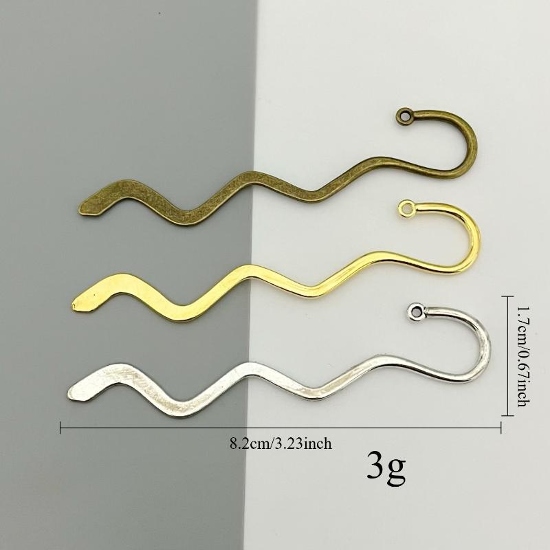 10Pcs Wave Bookmarks Diy Retro Decoration Holder Book Mark School Office Stationery Supply Reading Accessory