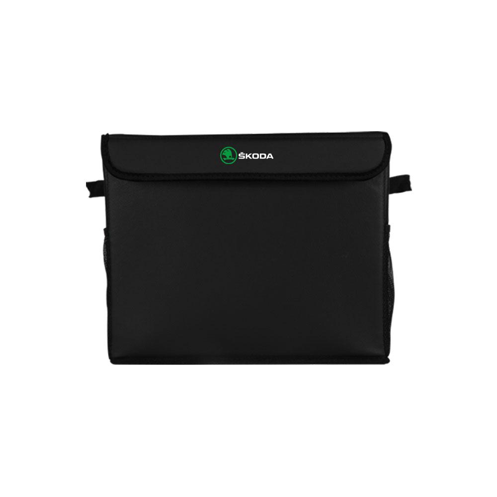 Car Trunk Organizer Box Large Capacity Stowing Tidying Storage Bags For Skoda Octavia Kamiq Kodiaq Superb Fabia Yeti Rapid Karoq agh399