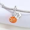 Copper Pumpkin Luminous Pendant Beads Original Bracelet Charm Jewelry Party Diy Trendy Gifts