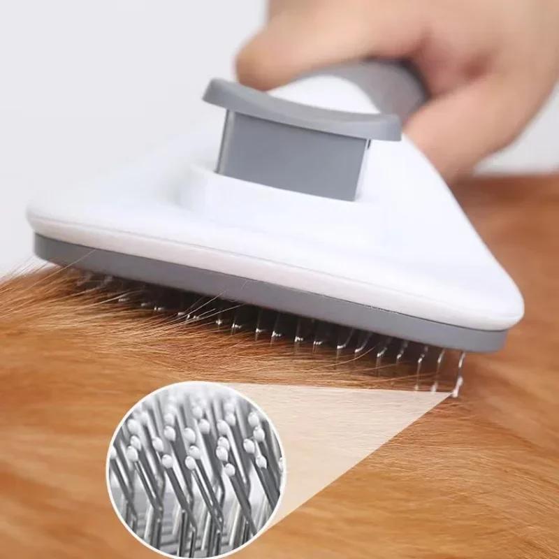One-click Hair Removal Pet Comb Styling Hair Removal Cat Comb Automatic Hair Removal Beauty Dog Comb Brush