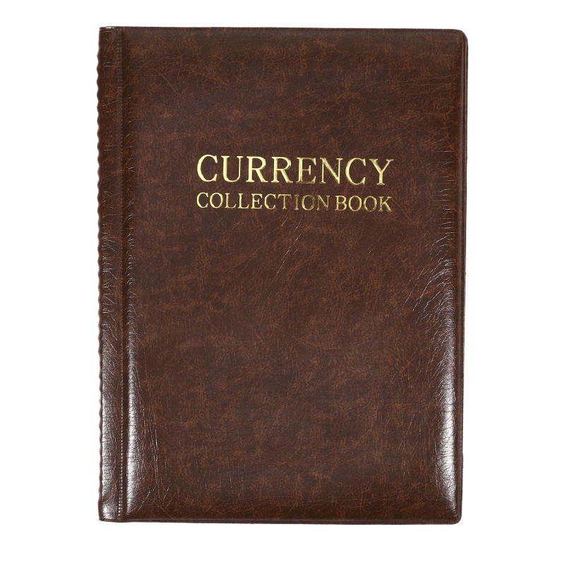 30-Compartment Banknotes Collecting Holder Book Binder Portable 10 Inner Pages Paper Money Currency Storage Album