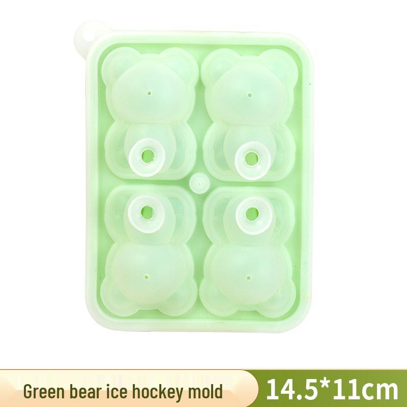 Creative Bear Silicone Ice Tray Mold for Ice Balls, Popsicles, and Frozen Treats
