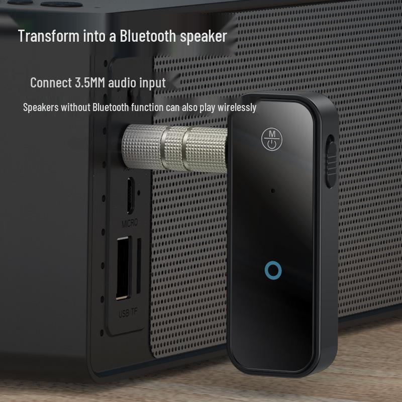 Wireless 5.0 Car Bluetooth Aux Audio Receiver & Adapter