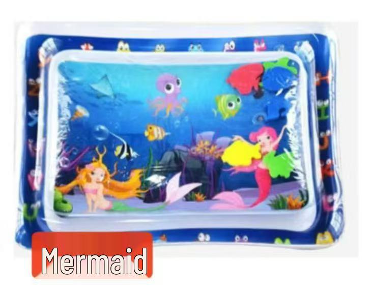 Grande Letto Acquatico Gonfiabile per Animali Domestici - Fresco, Ispessito, Antigraffio con Giocattolo a Forma di Pesce per Gatti e Cani