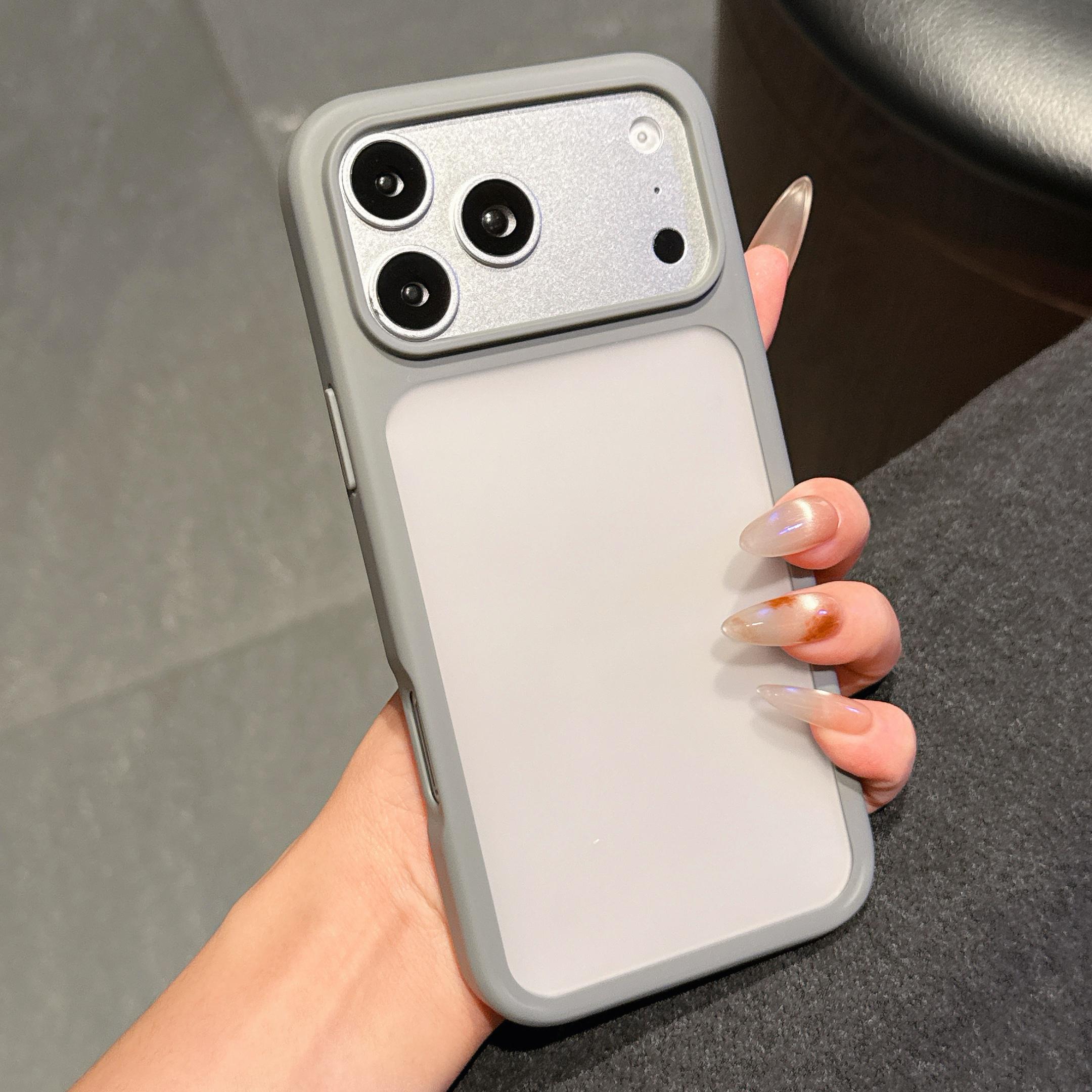 

New Luxury Matte Translunt Skin-Feel Phone Case For iPhone 17 Pro Max Air 16 Plus 17 Pro 15 14 13 12 Shockproof Cover Funda iPhone 15 Pro